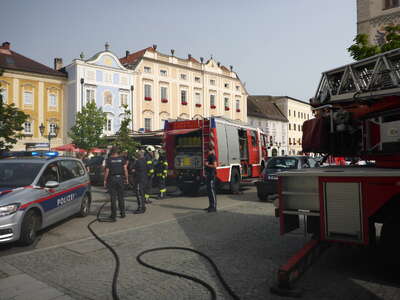 Brand eines Trockners in einer Wohnung am Hauptplatz von Enns P1040534.jpg