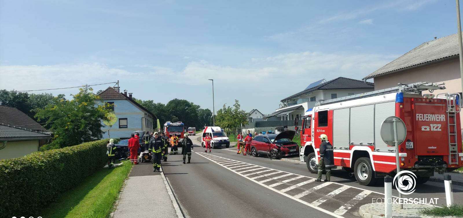 Verkehrsunfall zwischen Engerwitzdorf und Katsdorf