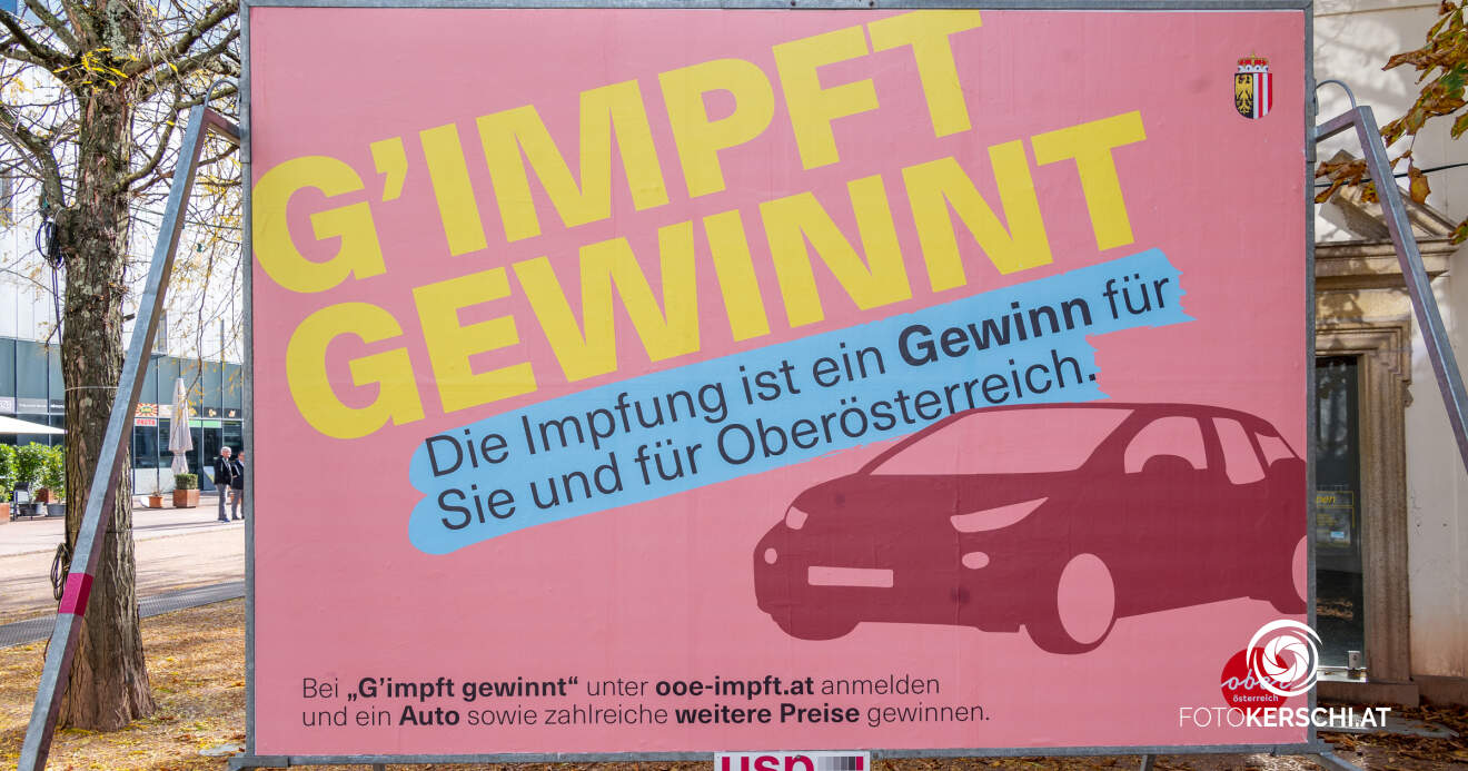 G’impft gewinnt – Oberösterreich startet Impflotterie