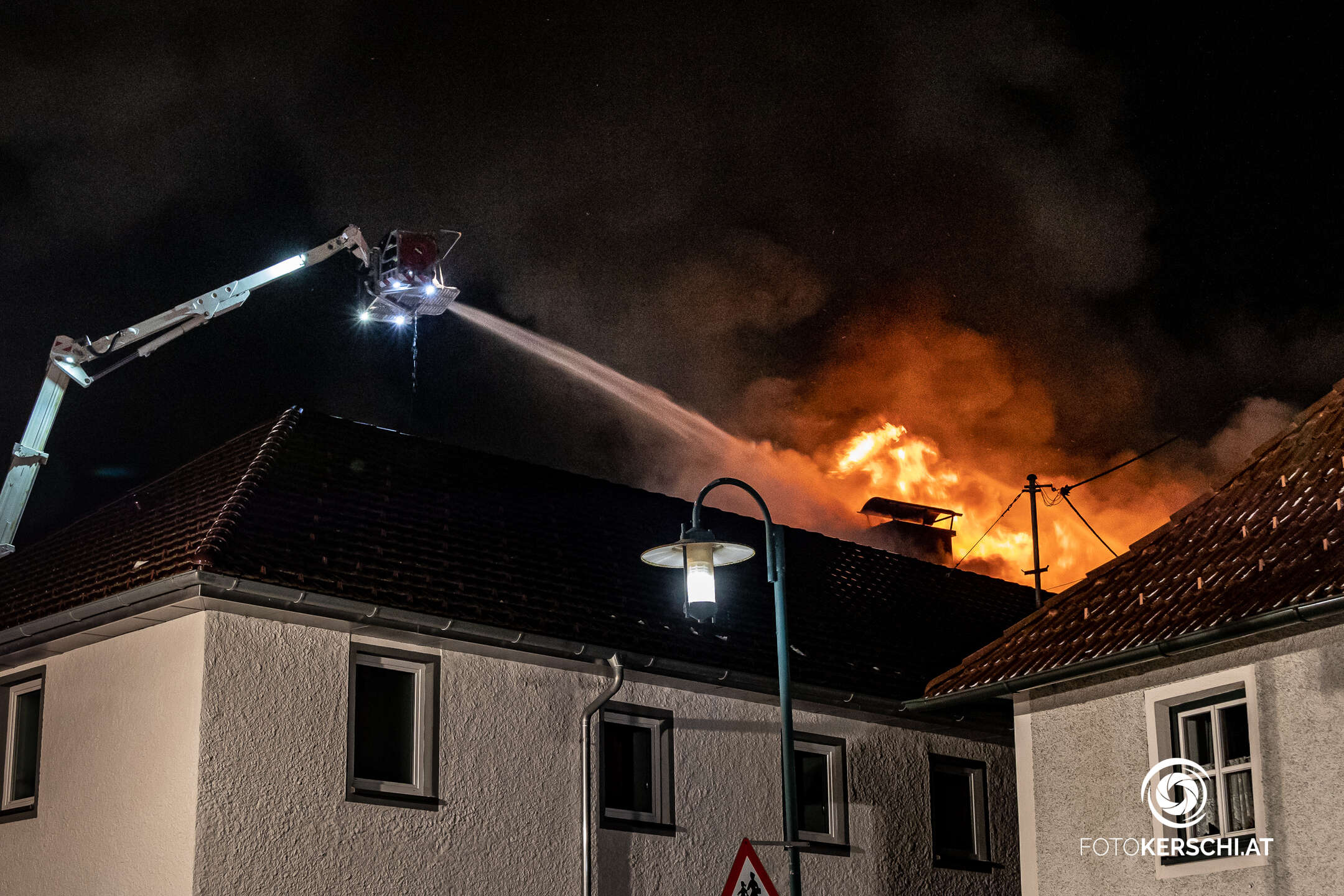Dachstuhlbrand in Reichenthal