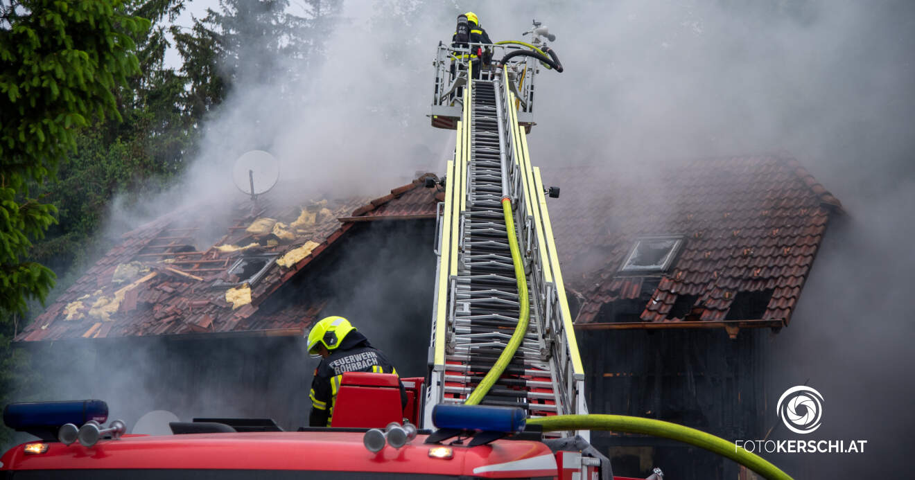 Wohnhausbrand in Niederwaldkirchen