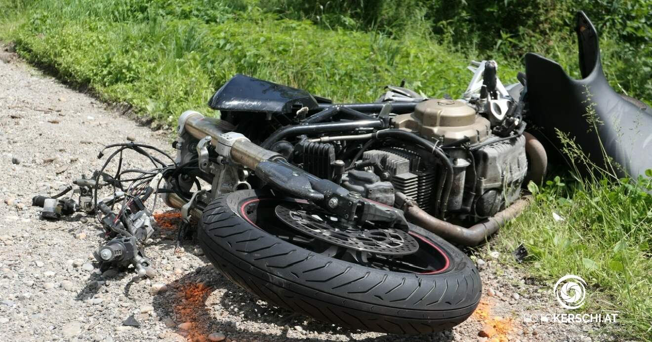 Tödlicher Verkehrsunfall mit Motorrad