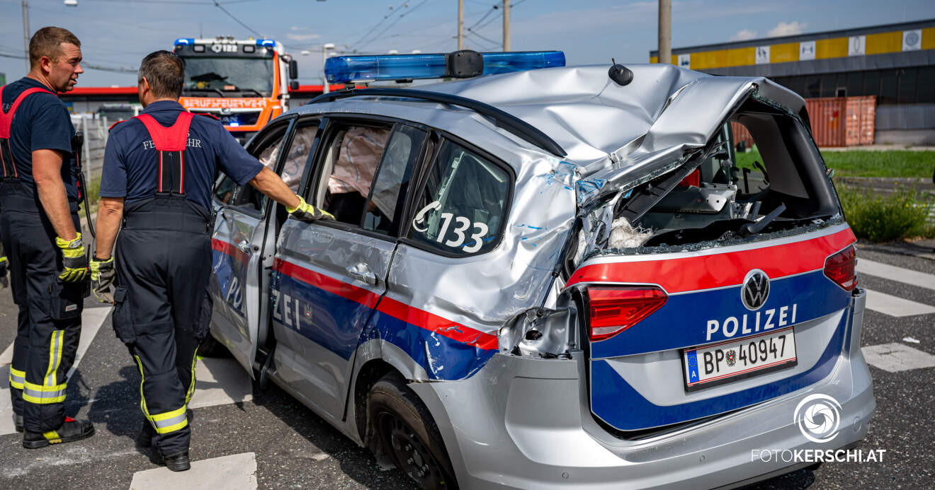 Schwerer Verkehrsunfall auf der Salzburger Straße