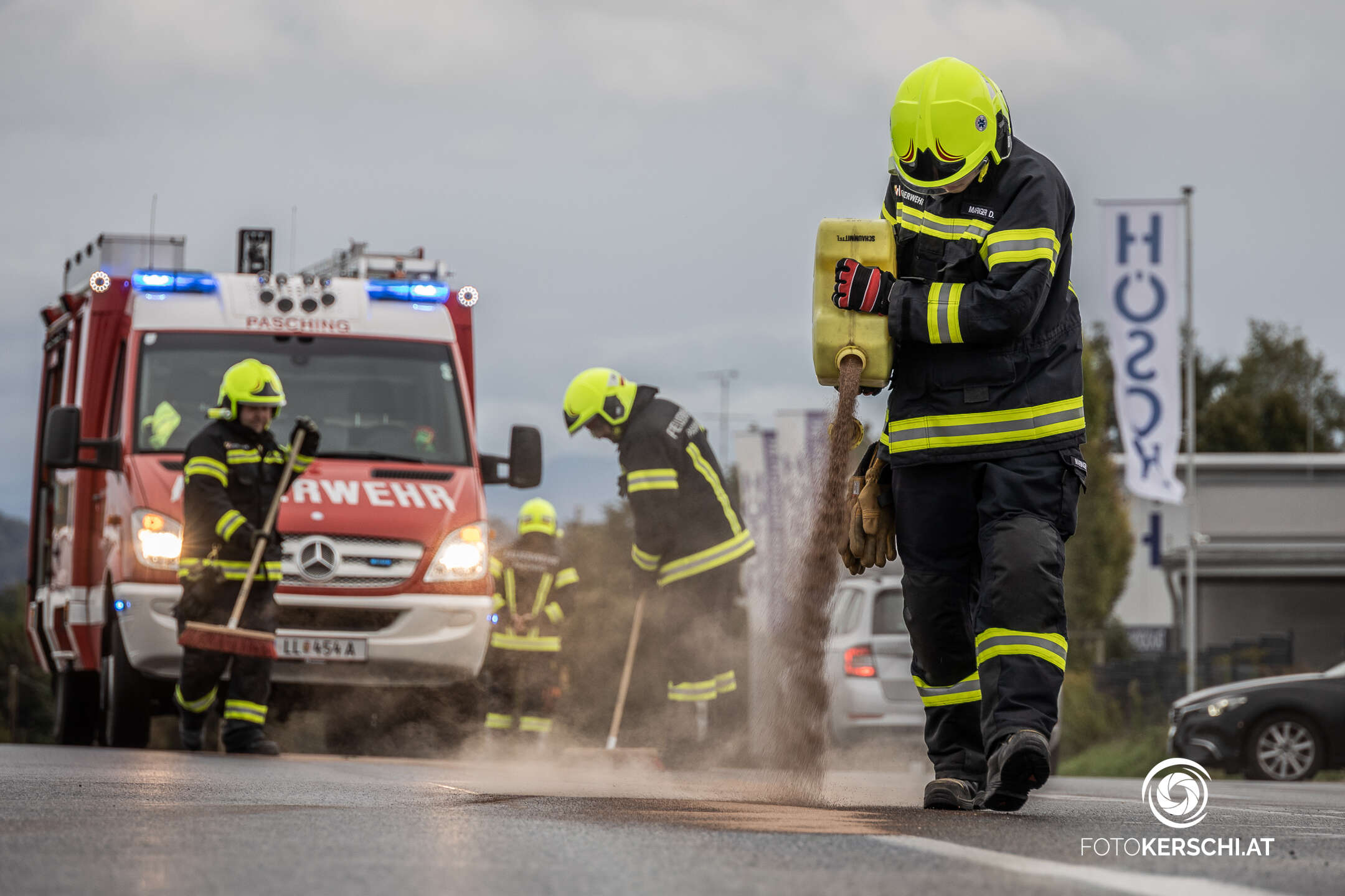 Turboschaden führte zu Feuerwehralarmierung