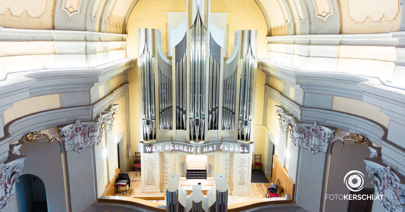 VALIE EXPORT gestaltete neue Orgel für Pöstlingbergkirche