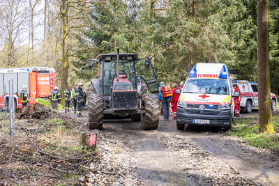 Forstunfall in Stroheim: Mann leicht verletzt BAYER-AB2-1363.jpg
