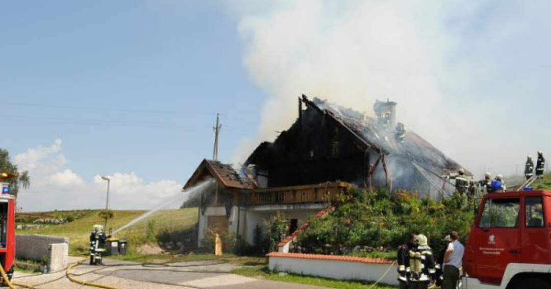 Titelbild: Brand Wohnhaus Laakirchen