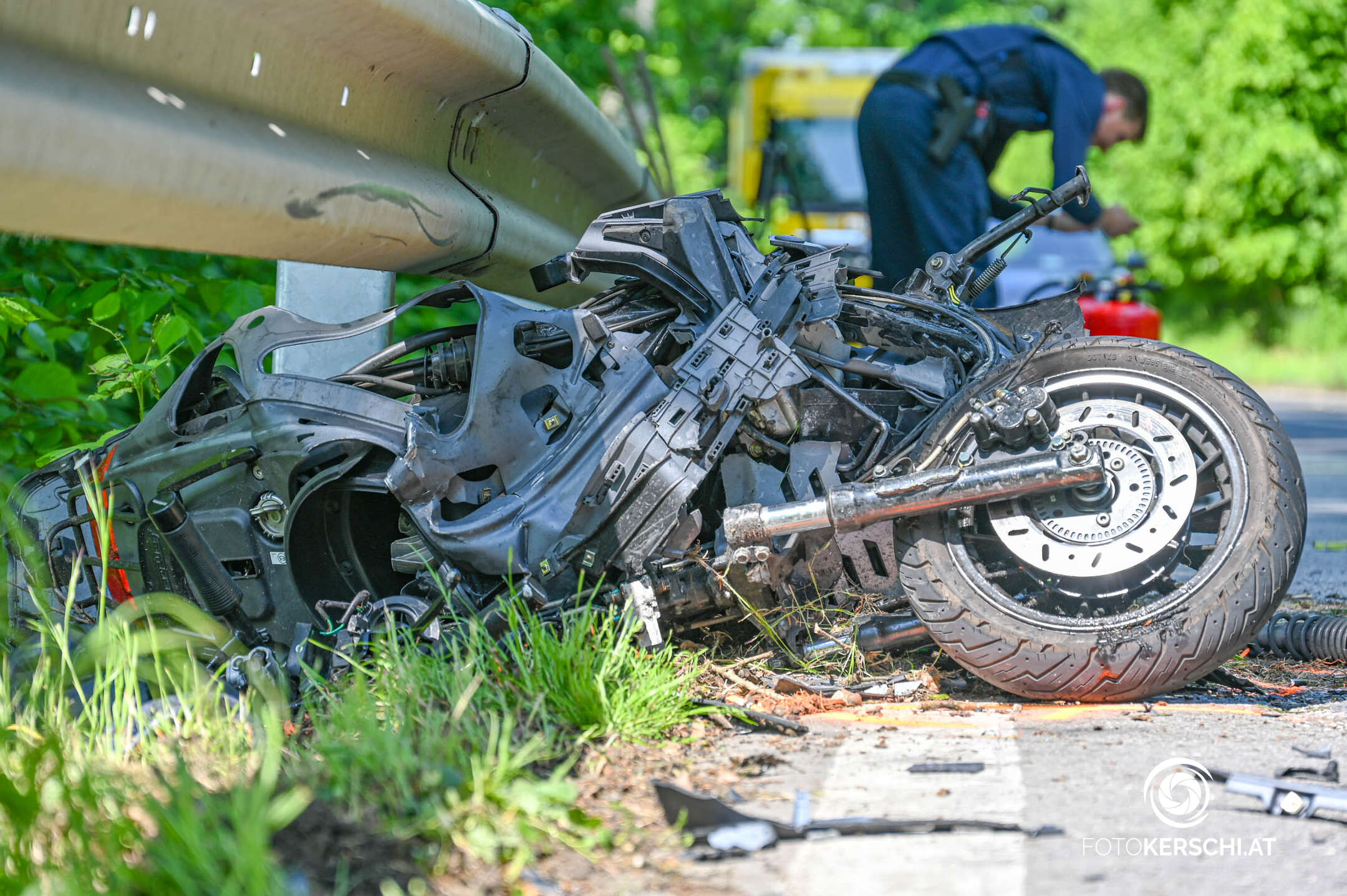 Tödlicher Motorradunfall in Thalheim bei Wels