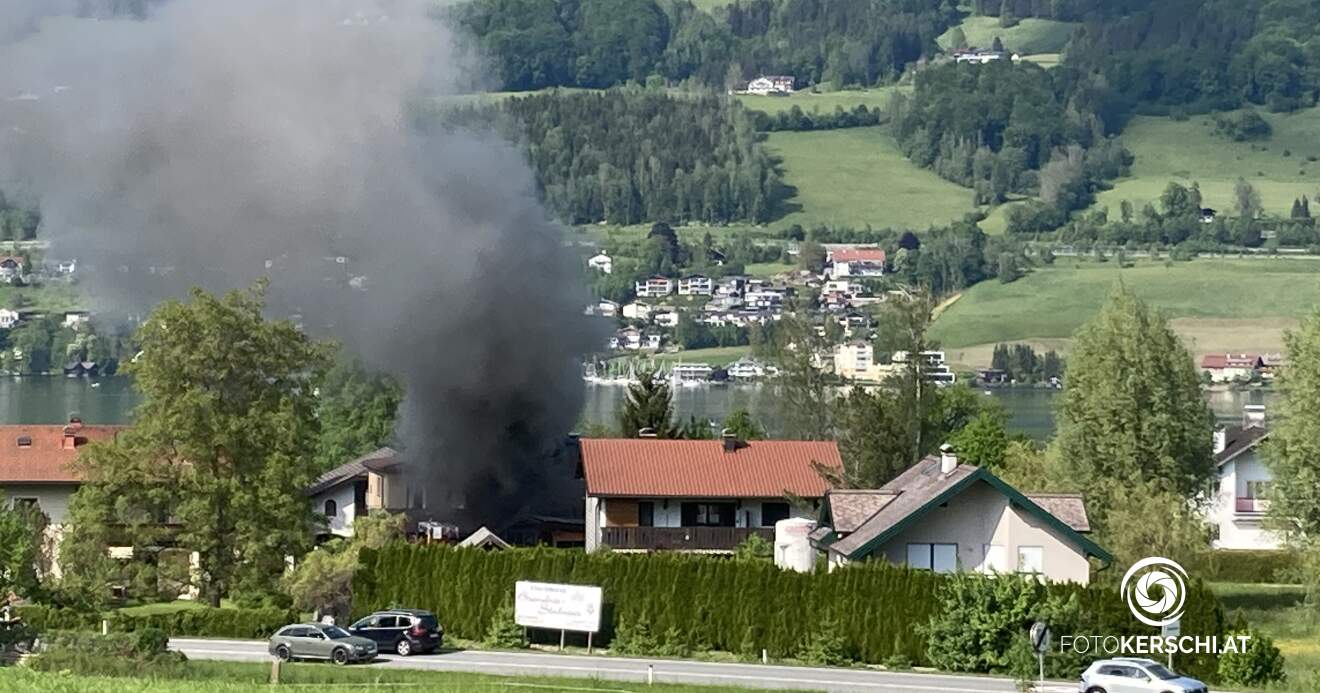 Dachstuhlbrand in St. Lorenz