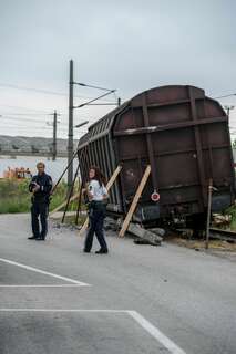 Güterzug im Marchtrenk entgleist drei Schwerverletzte gueterzug-entgleist_01.jpg
