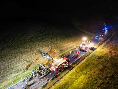 Frontalcrash in Altenberg bei Linz fordert zwei Todesopfer VU-12-06-2023-Altenberg-5.jpg