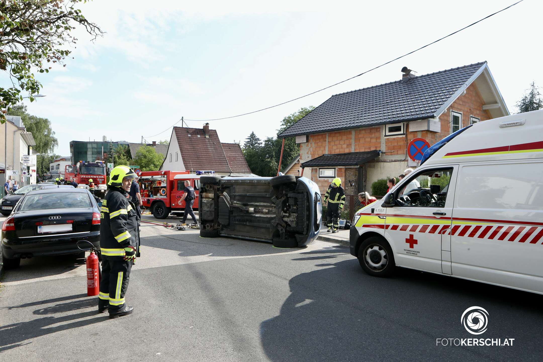 Verkehrsunfall in Steyr forderte 2 Verletzte