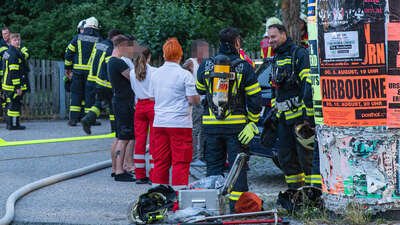 Kellerbrand in Pregarten - Anwohner verhindern Ausbreitung des Feuers Kellerbrand-Pregarten.jpg