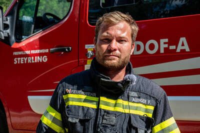 Waldbrand im Bezirk Kirchdorf – Großeinsatz für die Einsatzkräfte Einsatzleiter Florian Auinger
