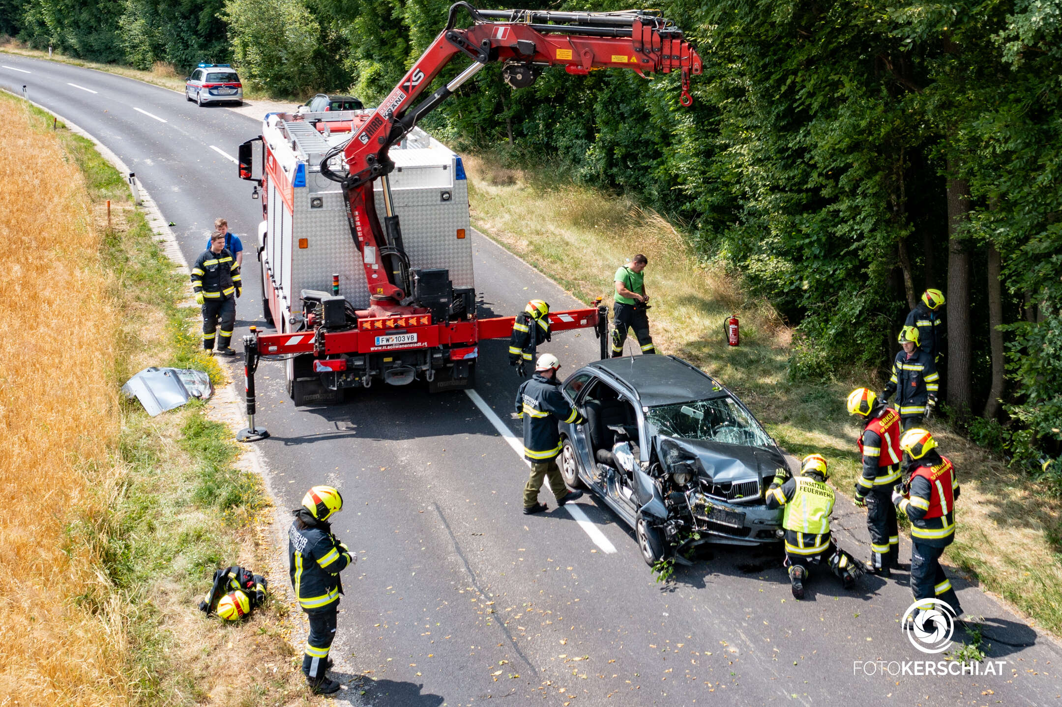 Verkehrsunfall in Rüstorf