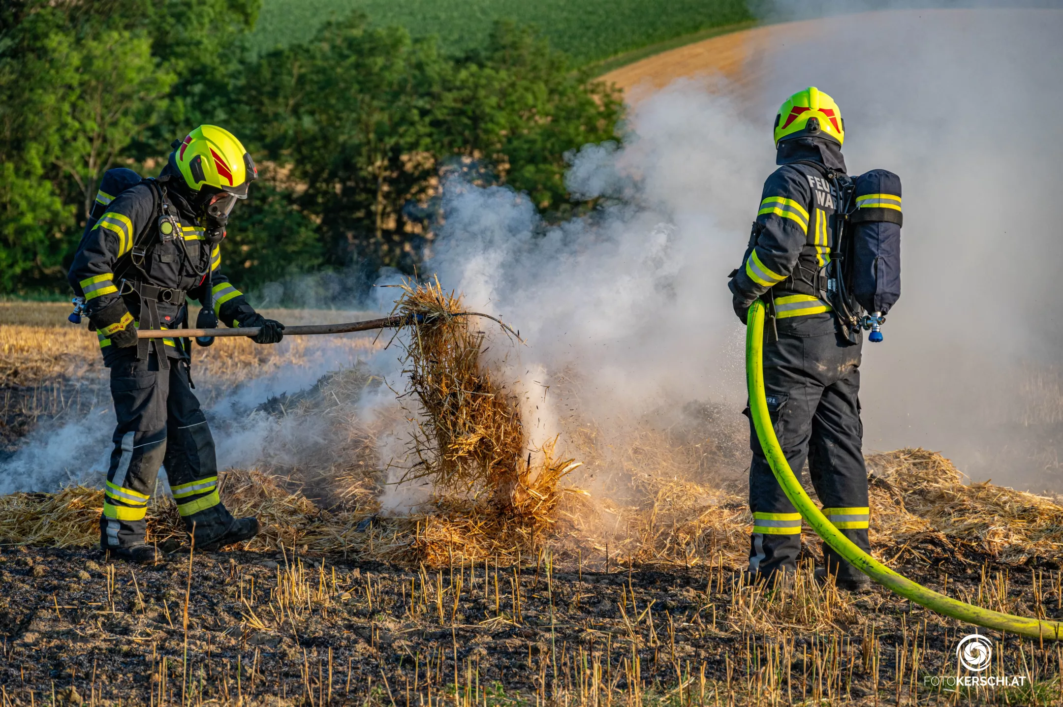 Einsatz von Feuerlöschern verhindert größeren Brand in Wartberg