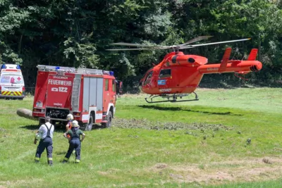 Zwei Feuerwehren bei tödlichem Forstunfall in Zell am Pettenfirst im Einsatz Bild.jpg